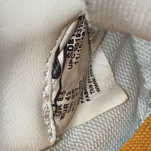 2018 Off White x Nike Zoom RARE Sneakers Neon Bright Lightweight size 8.5 Men’s - Picture 10 of 10